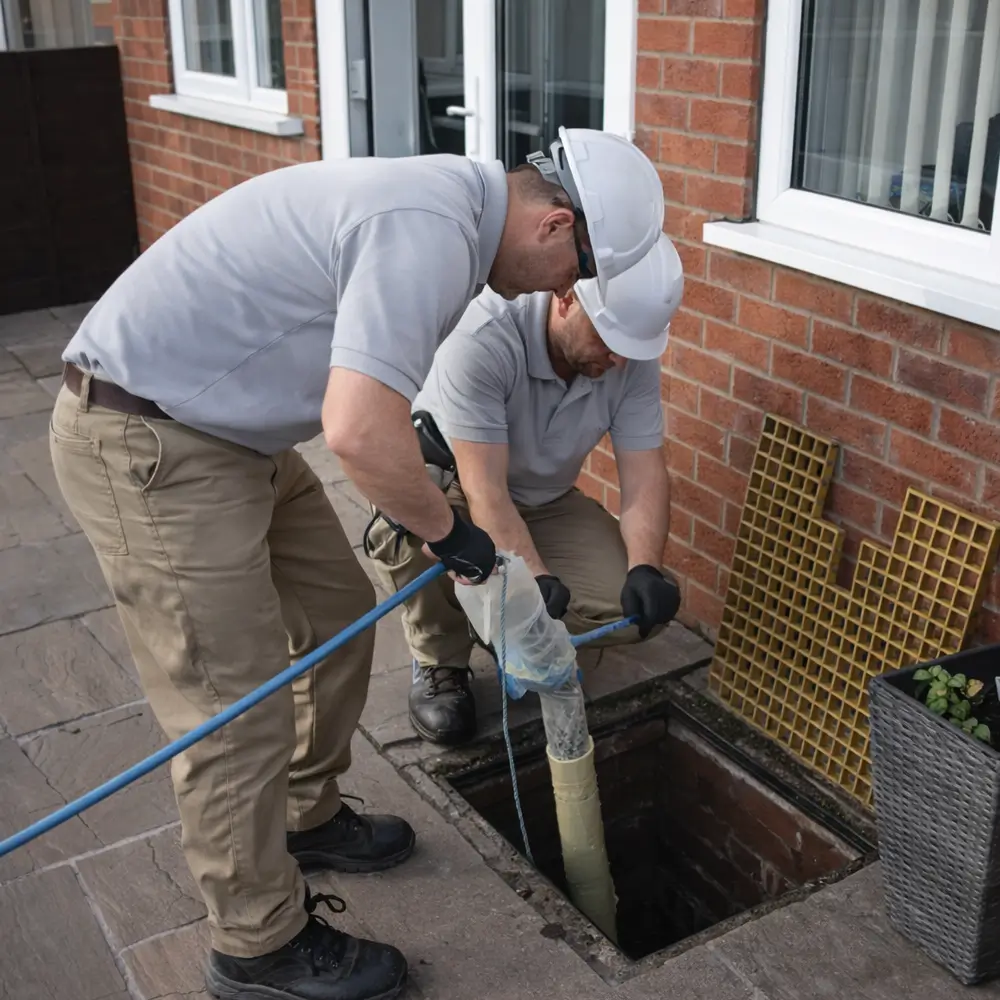 Blocked drain repair service in Warlingham