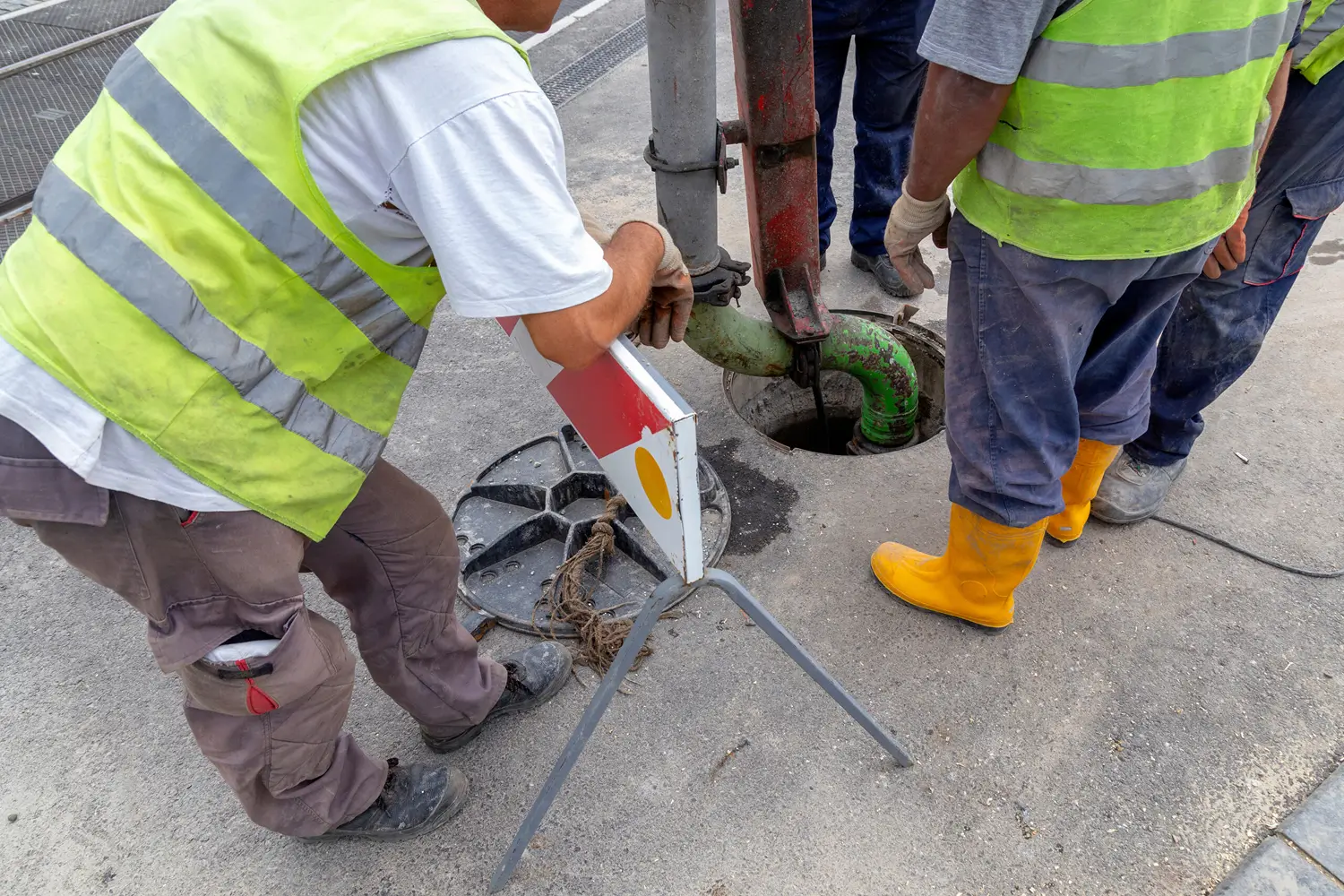 CCTV drain survey inspection in Warlingham